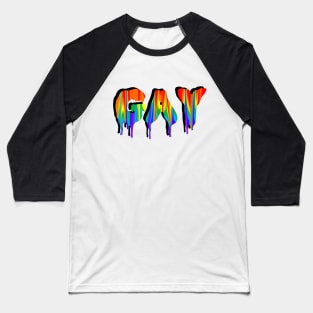 Trippy Gay Baseball T-Shirt